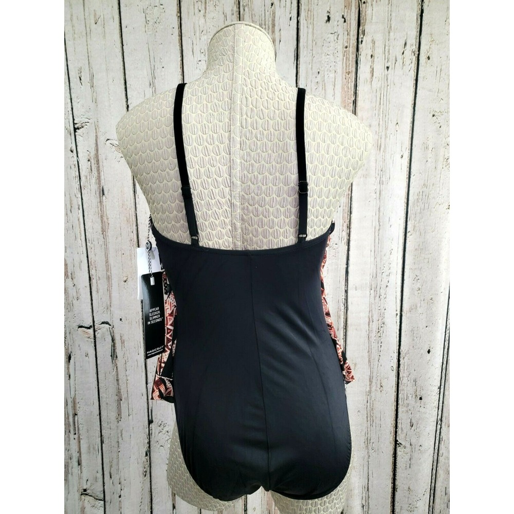 Miraclesuit‎ Slimming Tummy Control Shapewear One Piece Swimsuit Women's 12 NEW - Picture 6 of 11